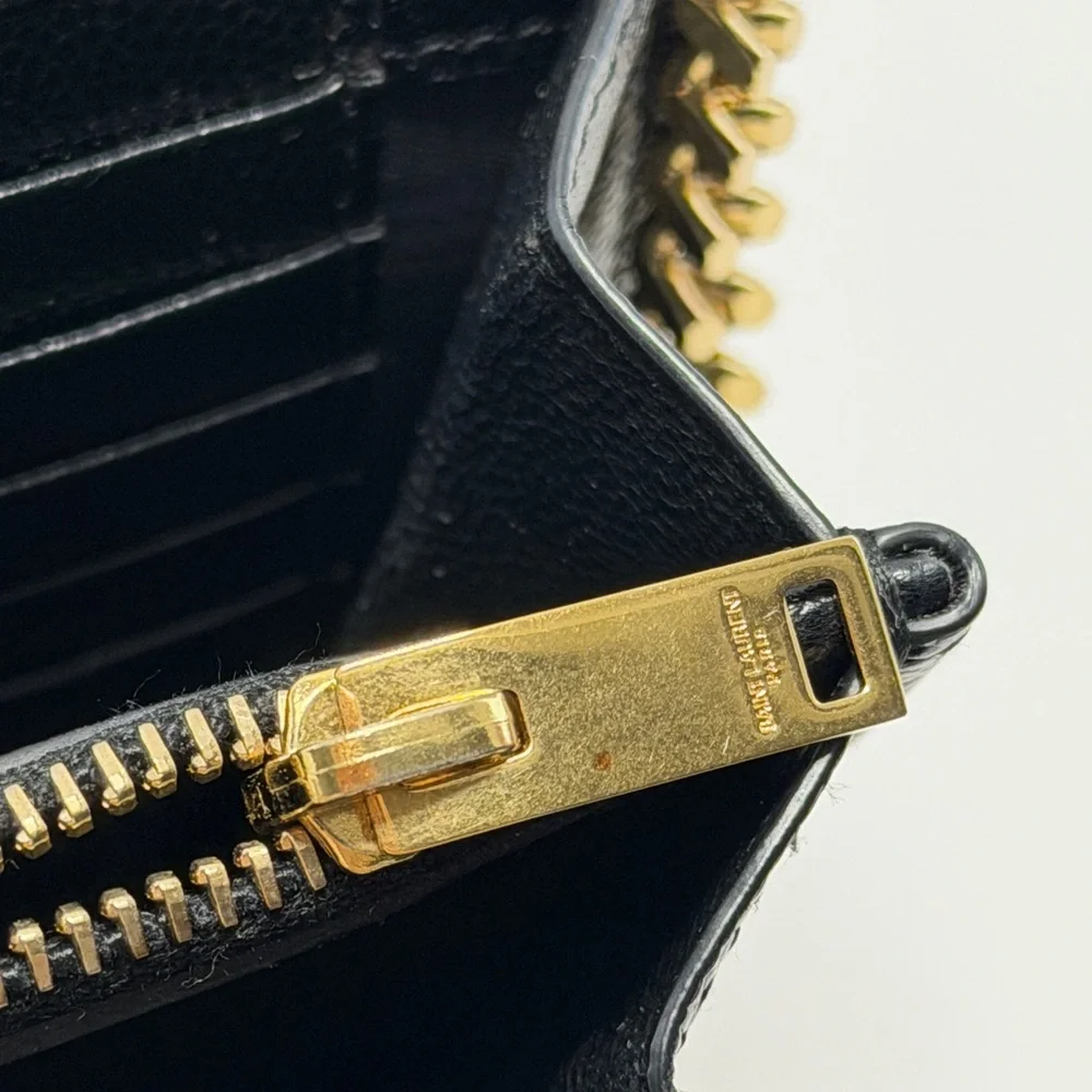 Yves Saint Laurent Cassandre wallet chain Leather  Bag - Picture 7 of 9